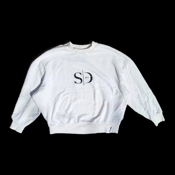 【 The Superdry Edit white sweatshirt 】 - Picture 1 of 8